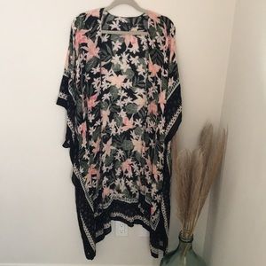 American Eagle Tropical Kimono